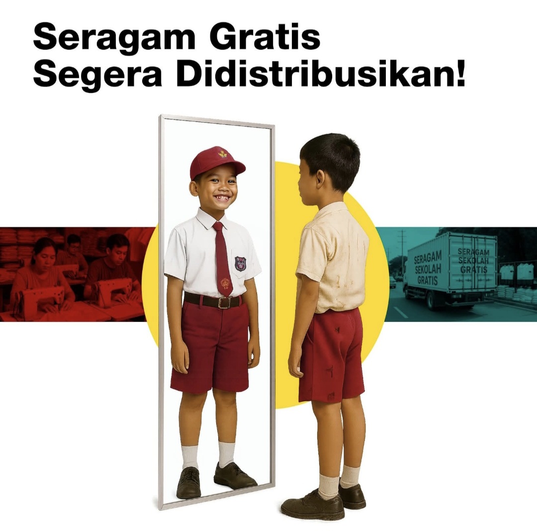 Munafri-Aliyah Realisasikan Janjinya,  Seragam Sekolah Gratis Mulai Dibagikan 