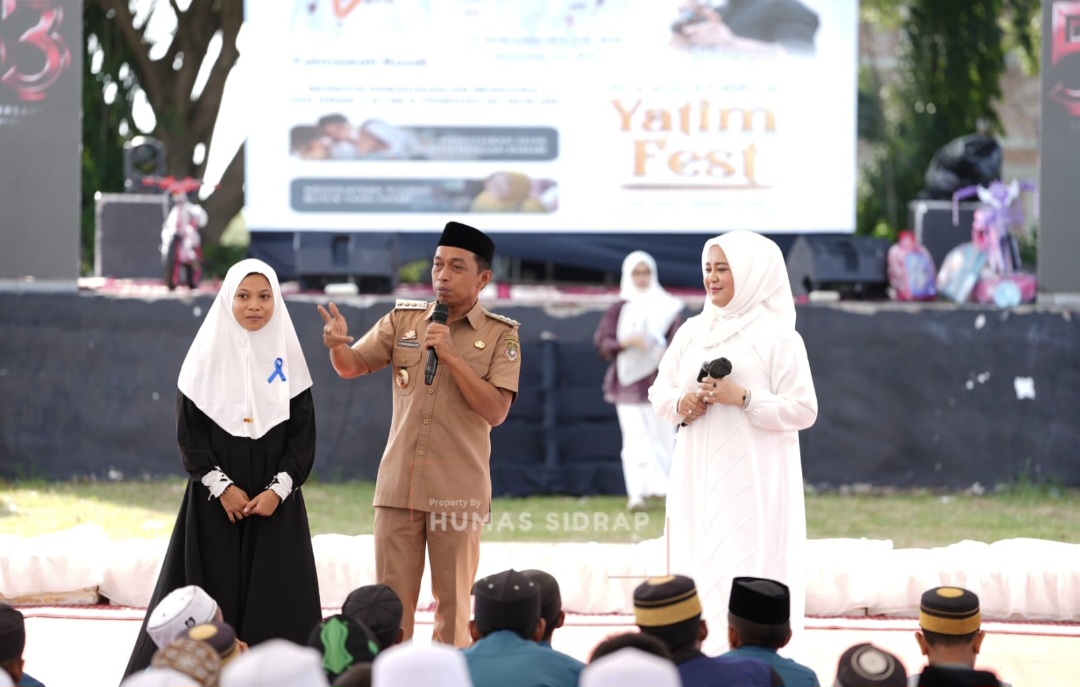 Yatim Fest di Sidrap Perkuat Kolaborasi Pemprov dan Pemkab Peduli Anak Yatim