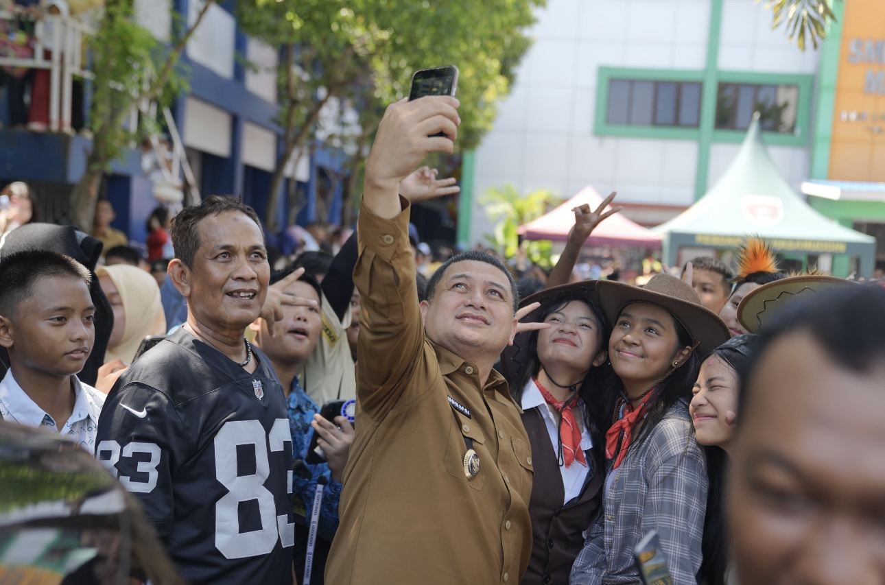 Munafri Hadiri Porseni SMPN 6 Makassar, Ingatkan Kreativitas dan Hindari Tawuran
