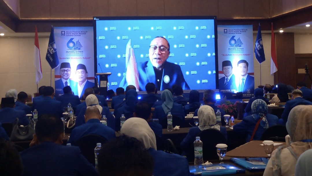 Zulhas Buka Muswil PAN Sulsel, Target PAN Masuk Empat Besar di 2029