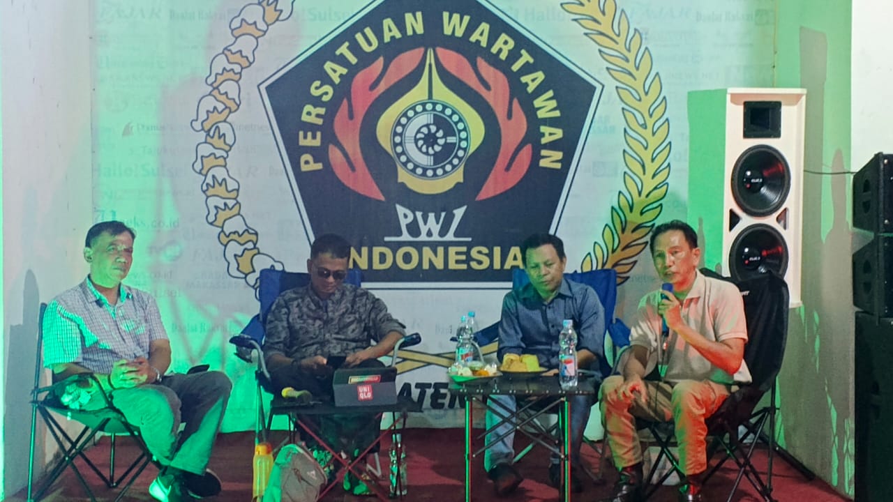 Diskusi Tematik PWI Gowa, Angkat Tema “Budaya, Jurnalisme, dan Peran Wartawan di Era Digitalisasi Informasi”