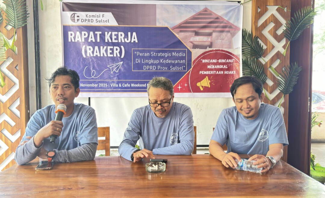 Raker Komunitas Wartawan DPRD Sulsel di Villa & Cafe Weekend Malino, Bahas Pemberitaan Hoaks