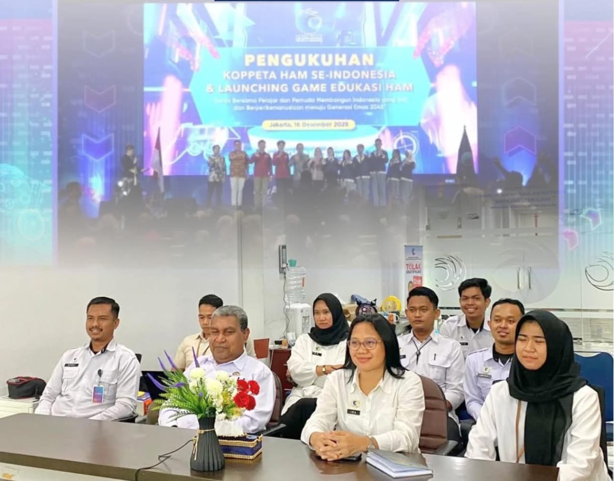 Pengukuhan KOPPETA HAM, Pelajar dan Pemuda Didorong Jadi Agen Perubahan HAM