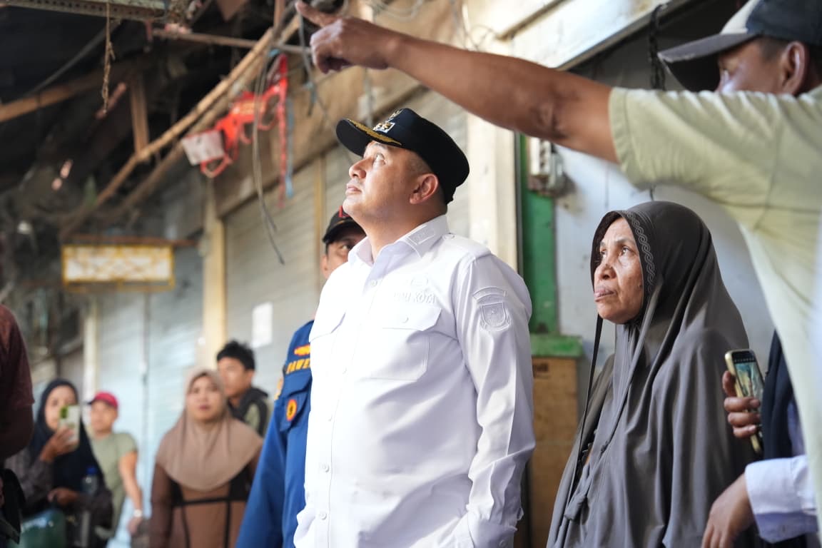 Kebakaran Pasar Pa’baeng-baeng, Pemkot Makassar Siapkan Perbaikan dan Akses KUR Bagi Pedagang