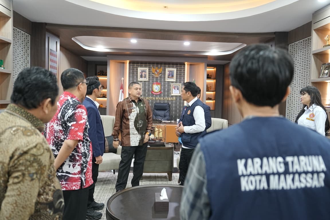 Temui Appi, Karang Taruna Makassar Tegaskan Komitmen Kawal Program Prioritas Pemkot