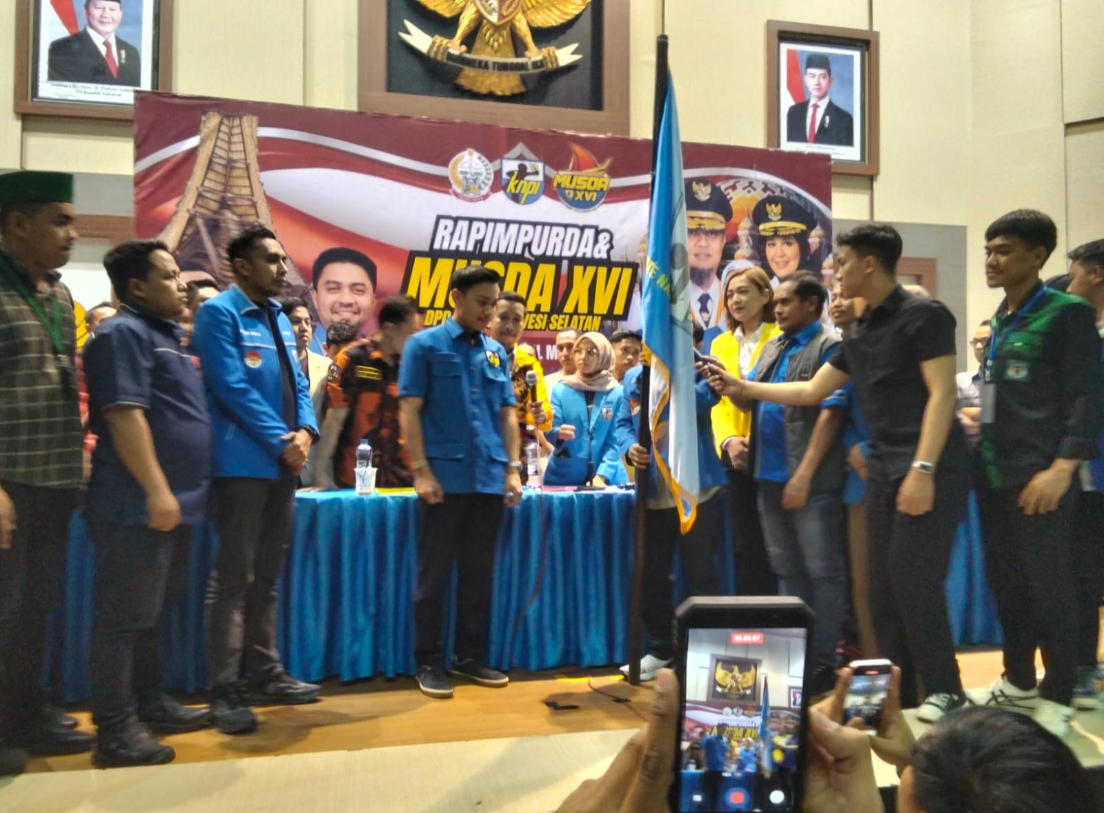 Fadel Tauphan  Ansar Terpilih Nahkodai  KNPI Sulsel