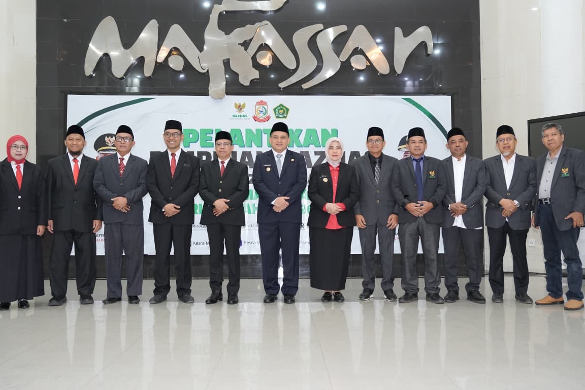 Appi Resmi Lantik Pimpinan BAZNAS Kota Makassar Periode 2026–2031