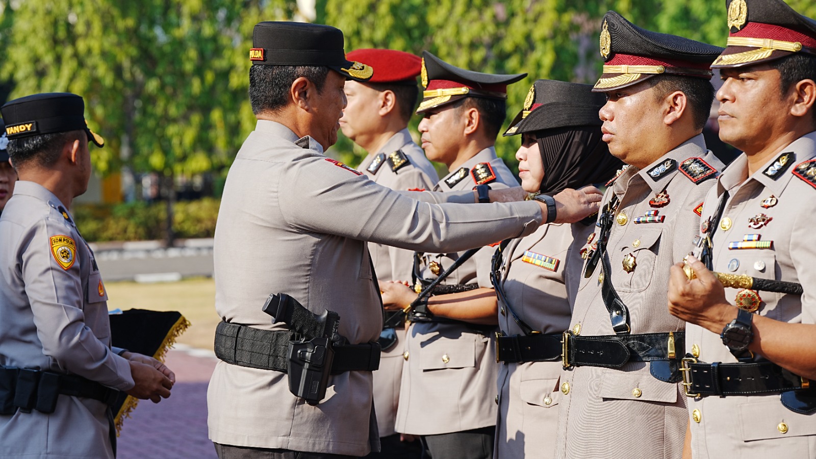 Sertijab Lima Kapolres, Kapolda Sulsel Tekankan Penguatan Kamtibmas