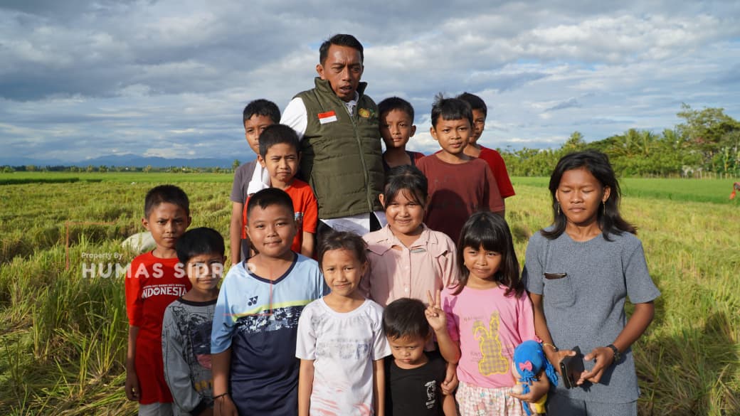 Bupati Sidrap Panen IP 300 di Majjelling, Produktivitas Capai 8 Ton per Hektare