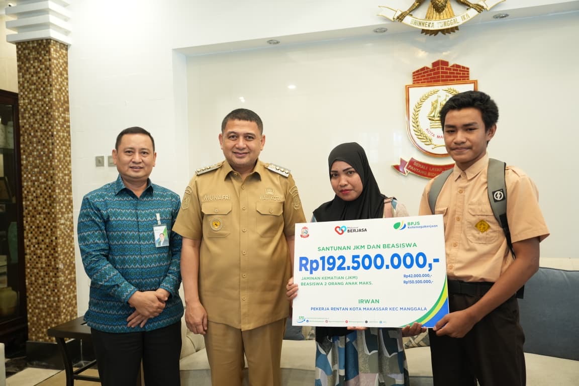 Program Makassar Berjasa, 103 Ribu Pekerja Rentan Kini Terlindungi
