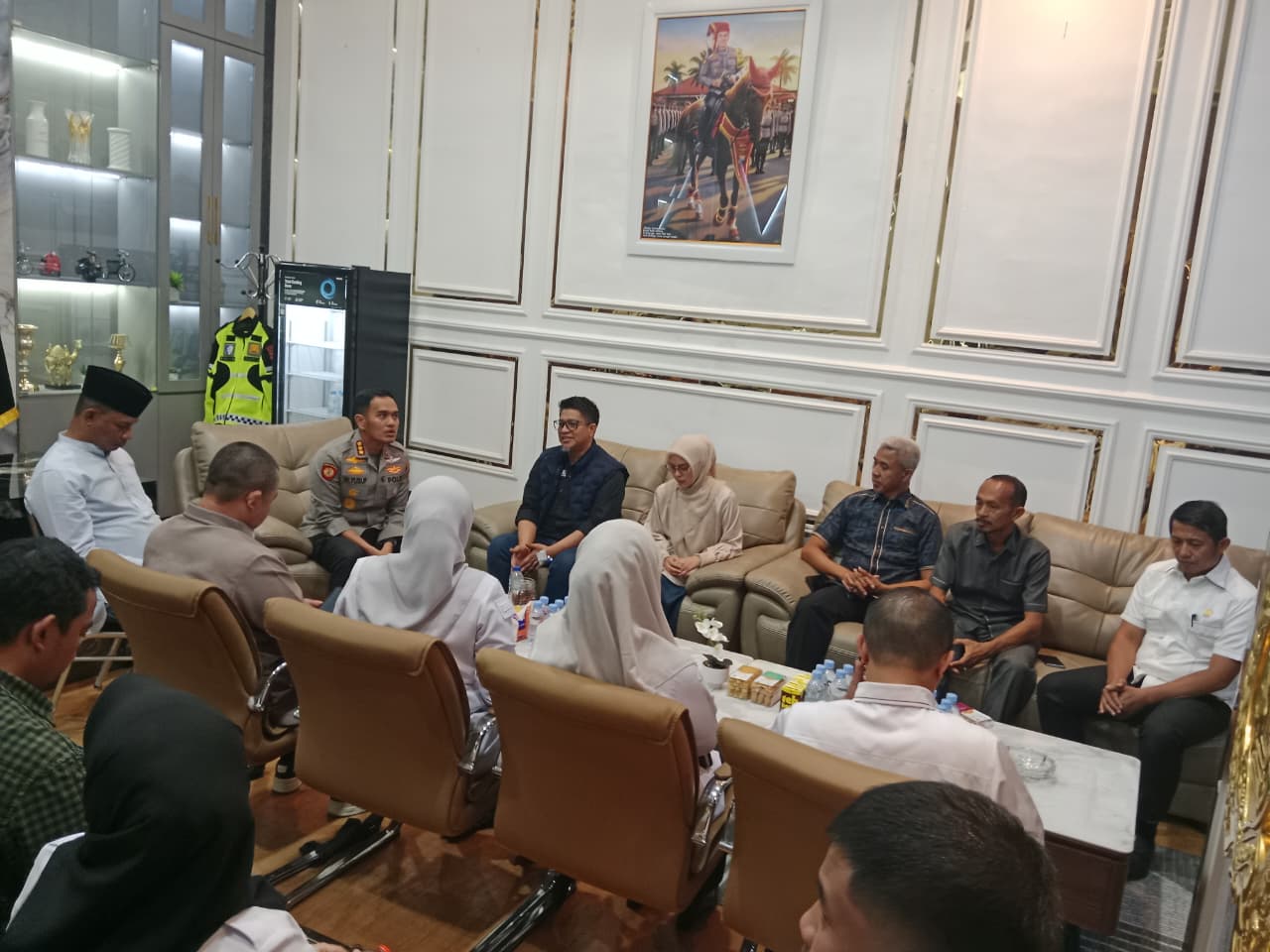 Perkuat Sinergitas, HAR dan Kolega Sambangi Polresta Gowa