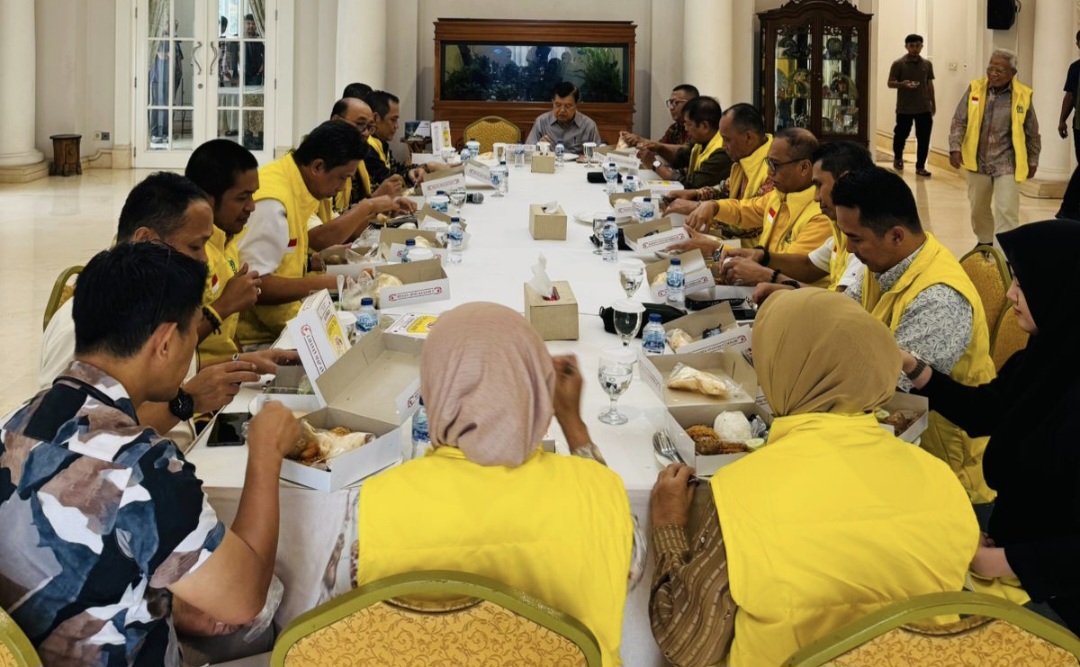 Deretan DPD II Golkar Temui Jusuf Kalla Jelang Musda Golkar Sulsel 