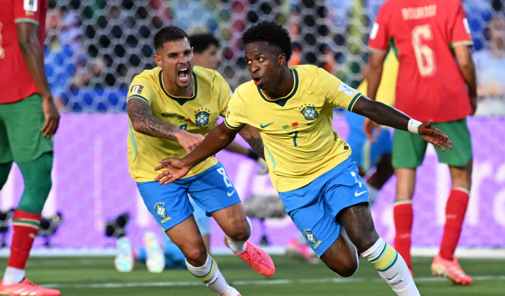 Alot Brazil Kontra Maroko, Vini Jr Selamatkan Selecao
