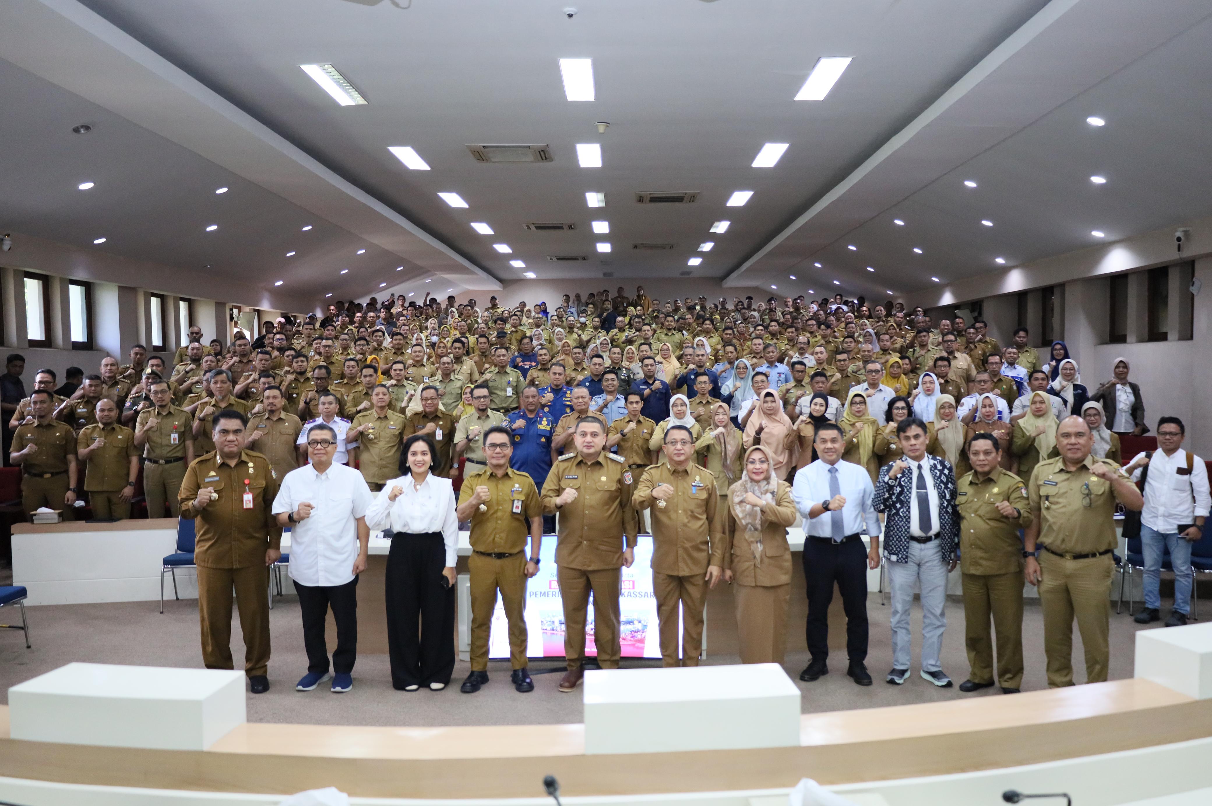 Pimpin Rakor Perdana, Wali Kota Makassar Tekankan Sinergitas Antar OPD