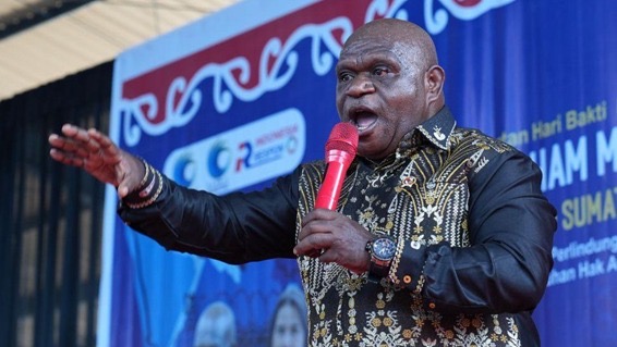 Menteri HAM Natalius Pigau Tetapkan Nama 'Ruang Marsinah' Sebagai Ruangan Pelayanan di kantor KemenHAM RI