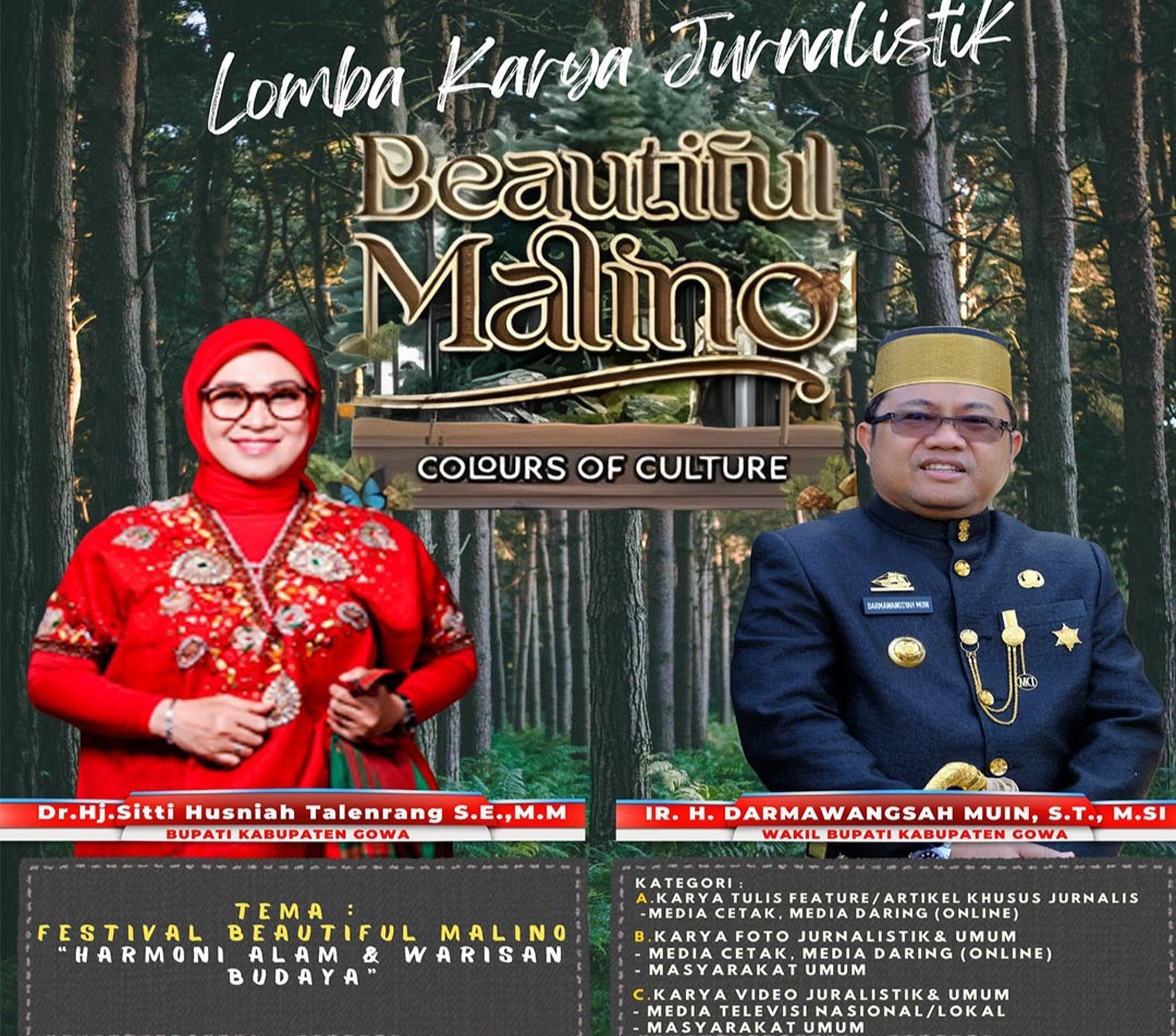 Lomba Karya Jurnalistik Beautiful Malino 2025 Angkat Tema Harmoni Alam dan Warisan Budaya