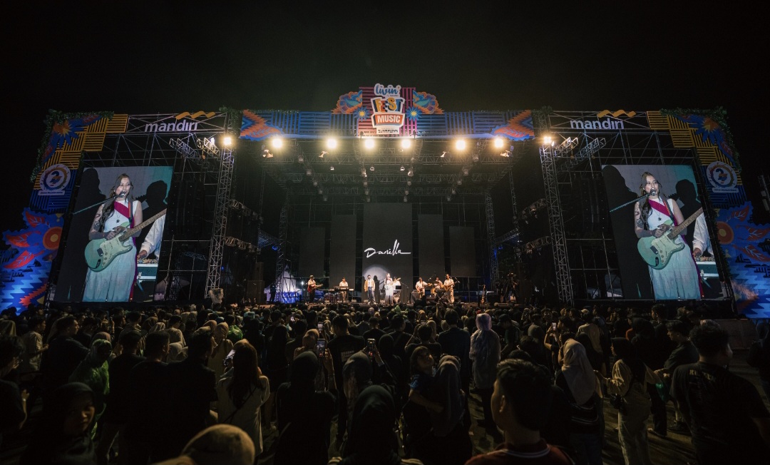 Dari Danilla hingga Armada, Suara Loka Warnai Livin’ Fest Mandiri Makassar 2025