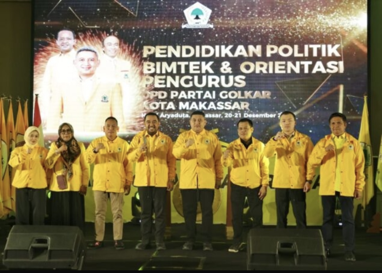 Bimtek Kader Golkar Makassar, Munafri Tekankan Pemahaman Ideologi Partai dalam Menghadapi Tantangan Politik