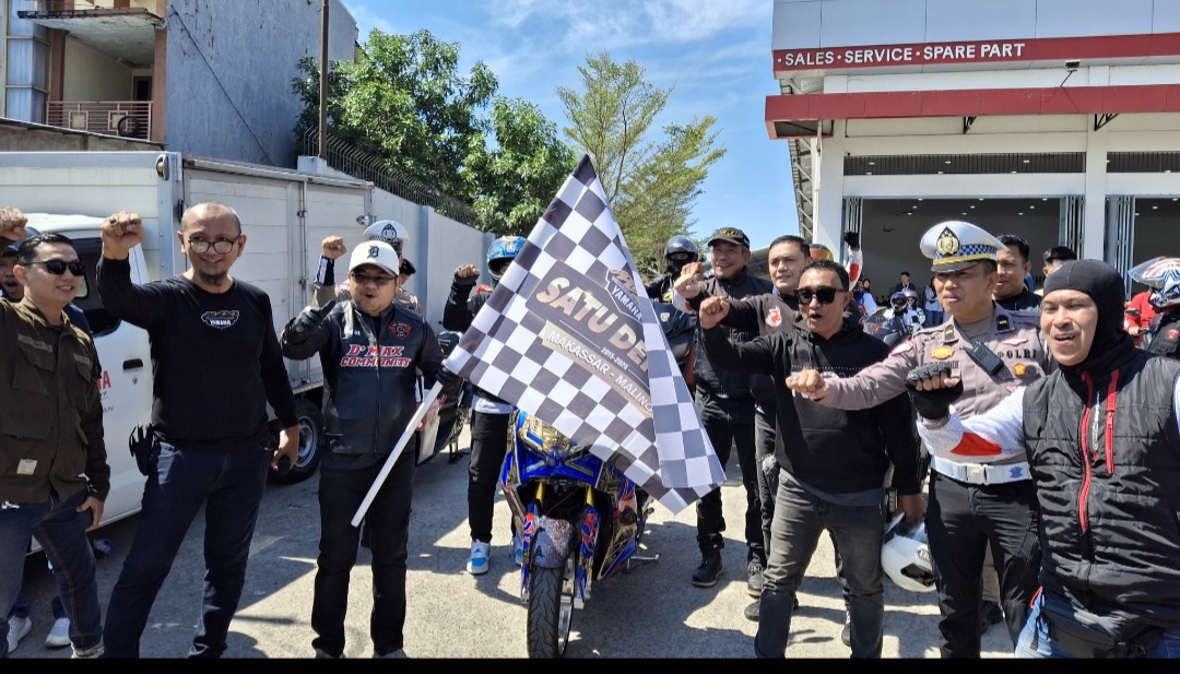 Wabup Gowa Lepas Touring MAXI Day 2025, Harap Kerja Sama dengan Yamaha Ditingkatkan