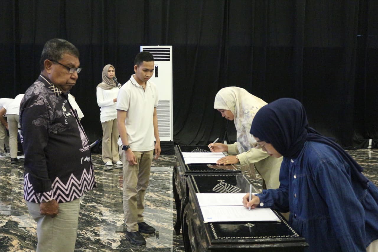 Resmi Teken Kontrak, 10 Penggerak HAM Siap Kawal Program Desa Sadar HAM