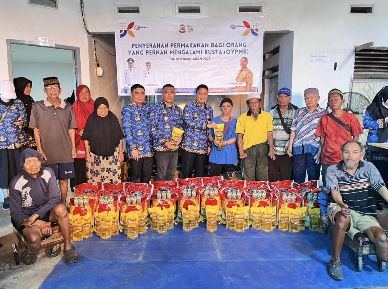 Pemkot Makassar Salurkan Bantuan Natura untuk 550 Warga Eks-Kusta