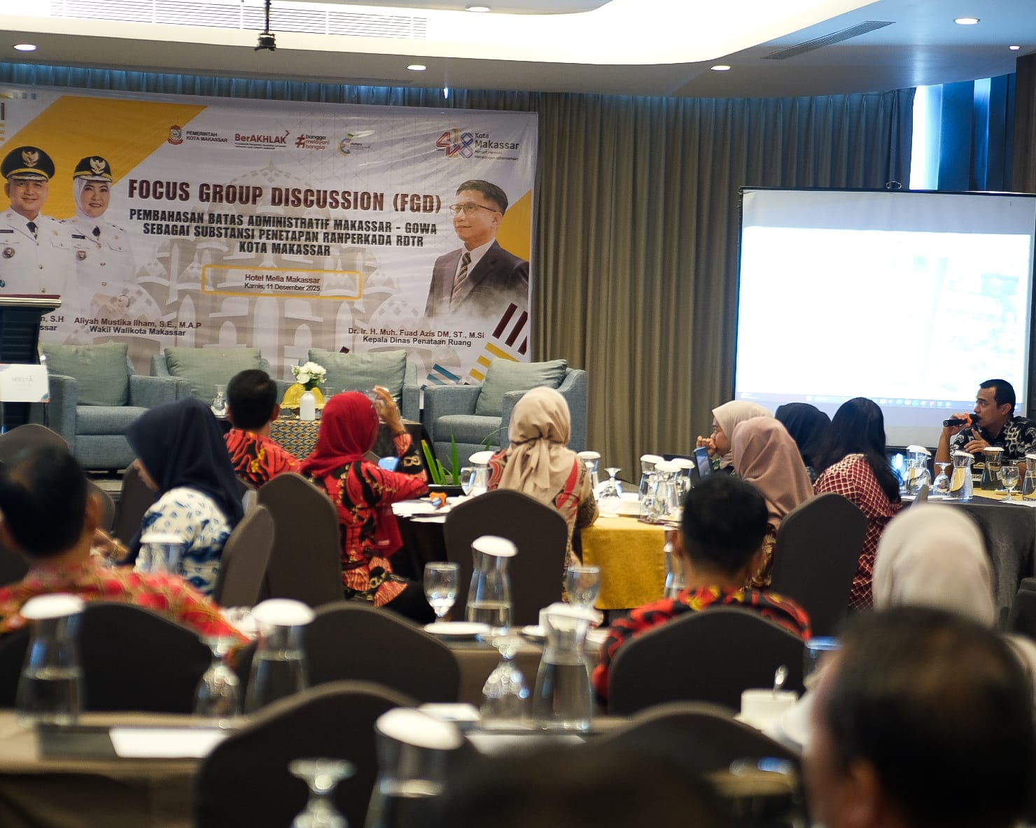 FGG Distaru Bahas RDTR Batas Administratif Makassar-Gowa