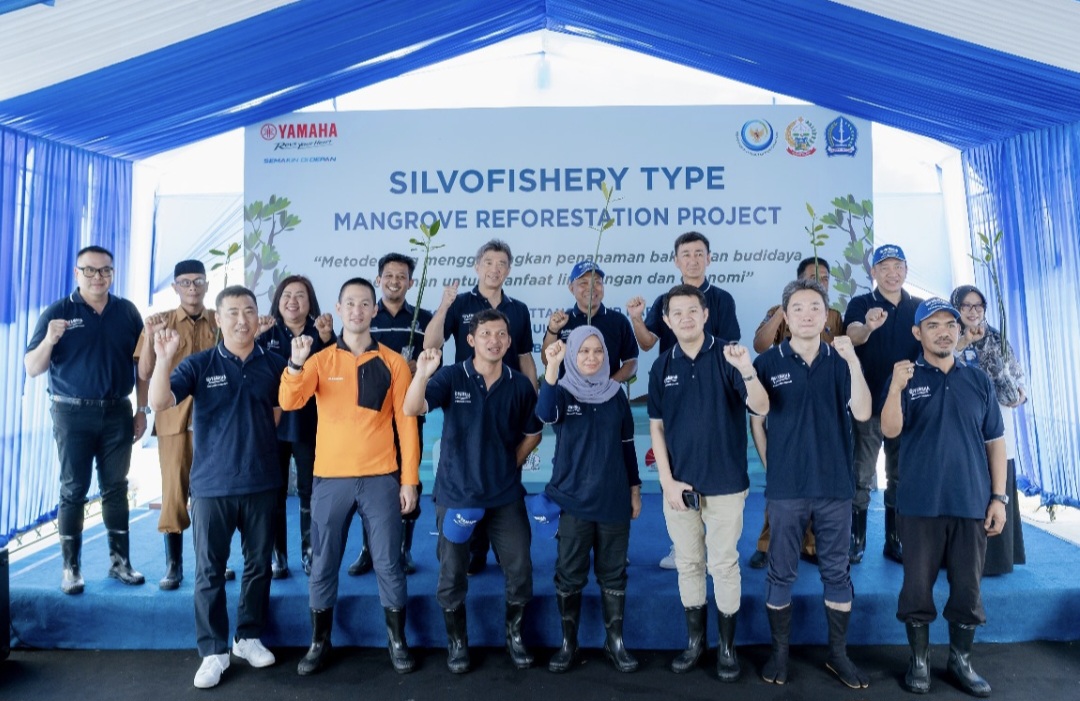 Tunjukan Komitmen Terhadap Kelestarian Lingkungan, Yamaha Motor Group Tanam Ratusan Ribu Mangrove di Indonesia