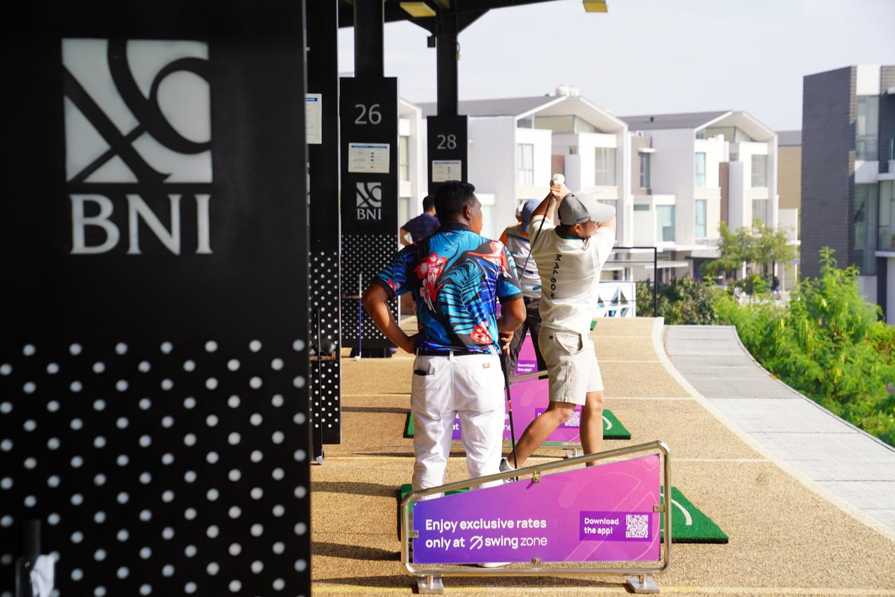 BNI Gelar Golf Clinic Perkuat Relasi dengan Next Generation Nasabah Private Banking