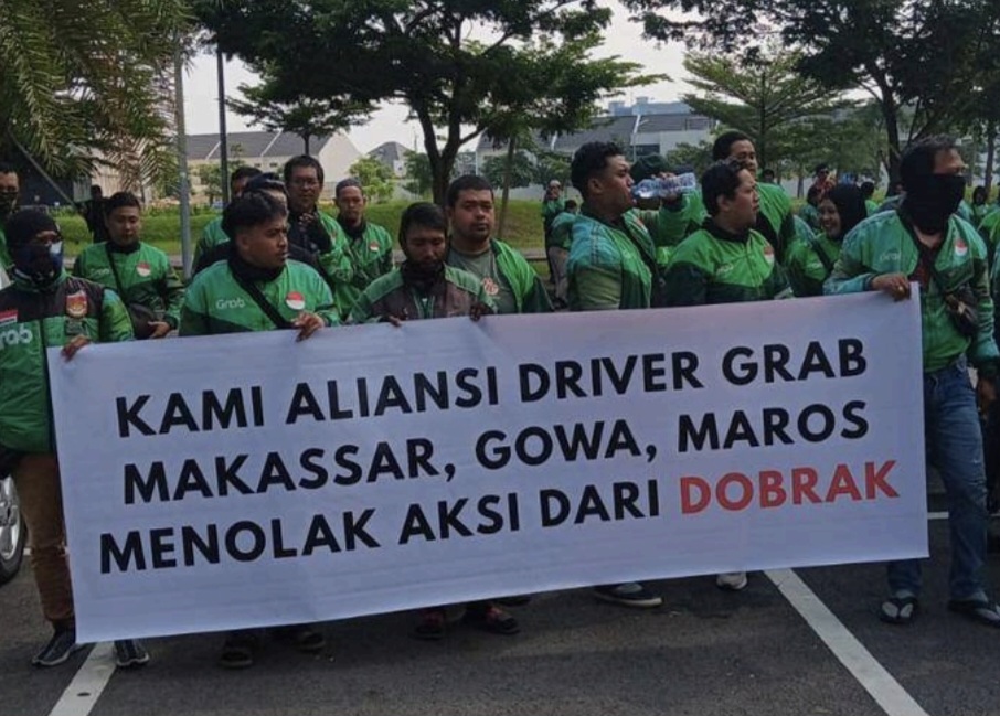 Grab Indonesia Klarifikasi Aksi Demonstrasi DOBRAK di Makassar