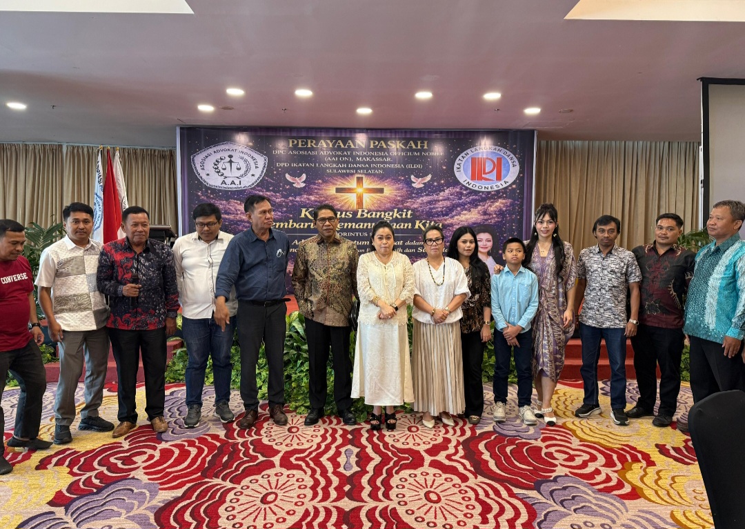 DPC AAI-ON Makassar Gelar Perayaan Paskah 2026, Undang Keluarga Besar Advokat