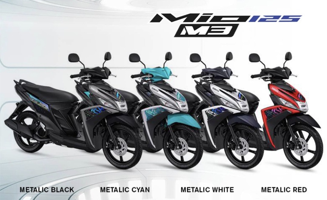 Yamaha Mio M3, Skutik Legendaris Tampil Sporty dengan Warna Baru