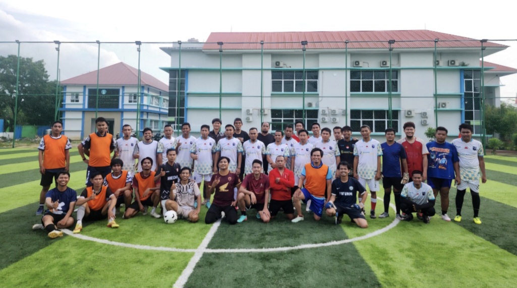 Jalin Silaturahmi, Poltekkes Kemenkes Gelar Ekshibisi Minisoccer Bareng Jurnalis   