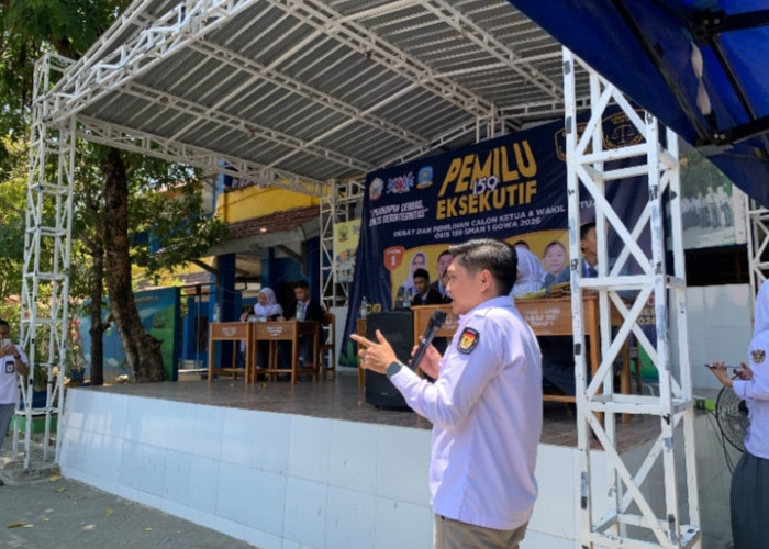 Edukasi Demokrasi Sejak Dini, KPU Gowa Dampingi Debat Paslon Pilketos SMA Salis