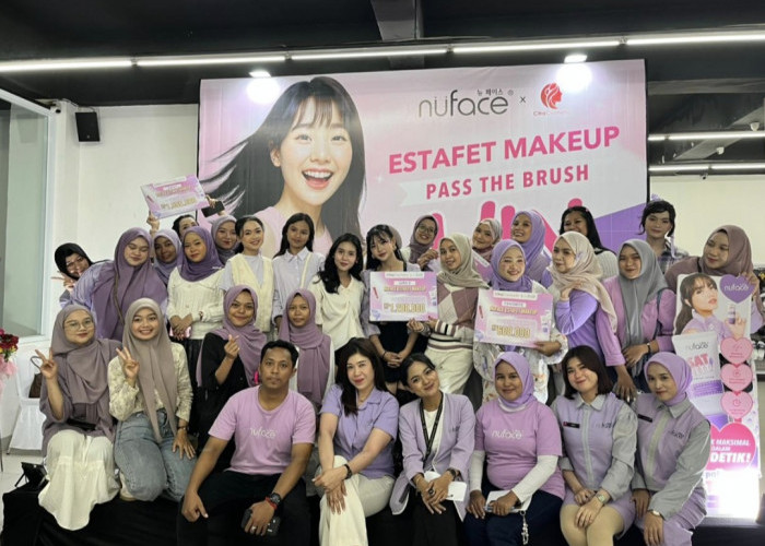 10 Tim Bersaing Rebut Total Hadiah Rp4,2 Juta di Nuface Estafet Makeup