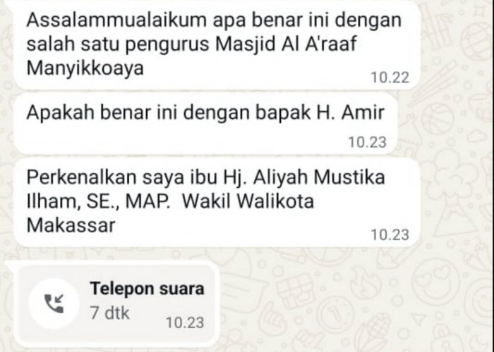 Penipuan Berkedok Sumbangan Masjid Catut Nama Aliyah Mustika Ilham