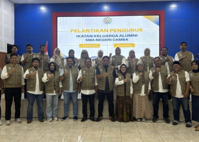 Pengurus Pusat IKA SMAN Camba Dilantik, Berbagai Program Akan Menjadi Wadah Silaturahmi Alumni