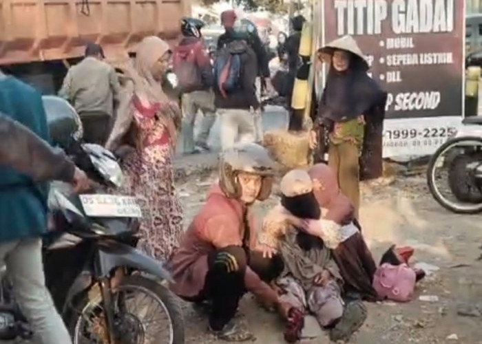 Truk Diduga Langgar Jam Operasional di Gowa, Kaki Pemotor Hancur Terlindas