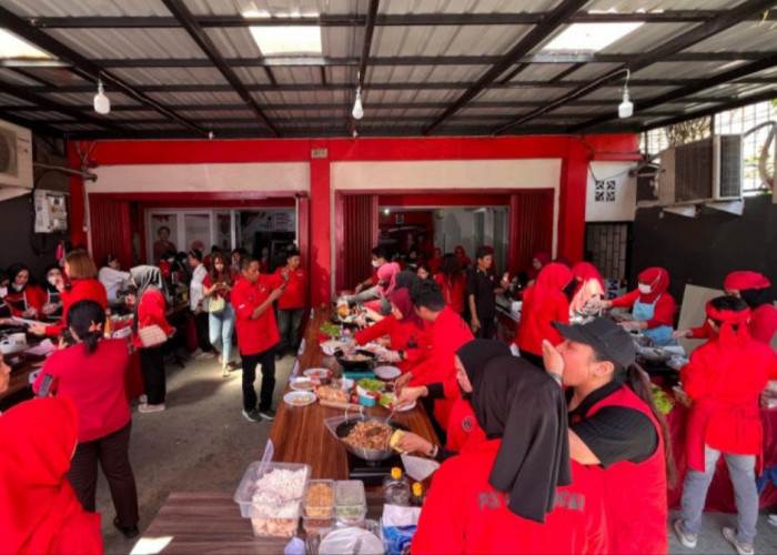PDI Perjuangan Sulsel Gelar Festival Kuliner Mustika Rasa, Rudy P Goni: Nasi Goreng Simbol Persatuan Bangsa