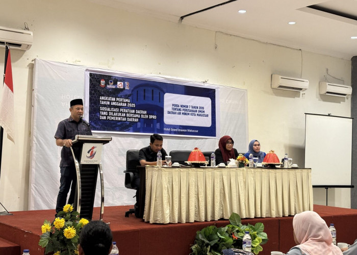 Anggota DPRD Makassar Jufri Pabe Sosialisasi Perda Nomor 7 Tahun 2019 Tentang PDAM