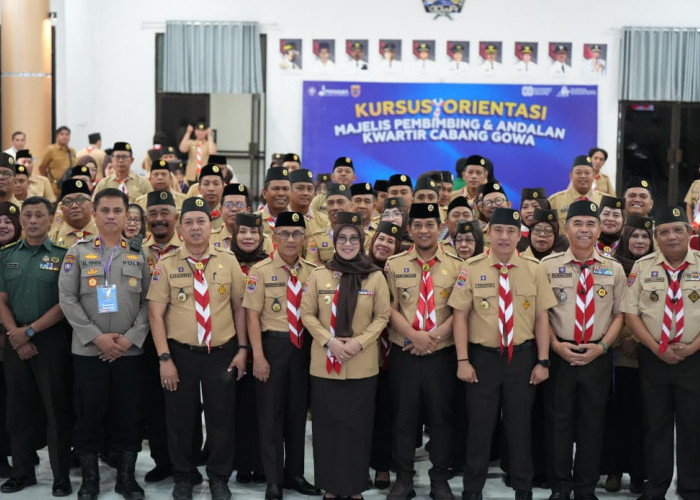 180 Pengurus Gerakan Pramuka Ikut Kursus Orientasi Mabi-Andalan Kwarcab Gowa