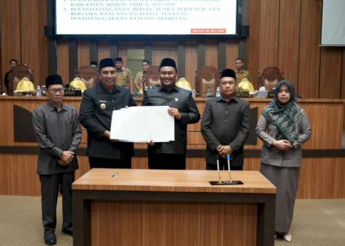 Bupati Maros Paparkan Visi Pembangunan 2025–2029 di Rapat Paripurna DPRD
