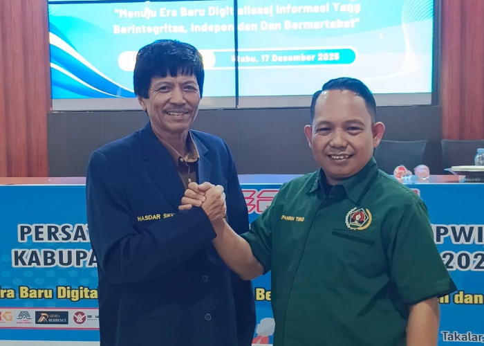 Hasdar Sikki Terpilih Aklamasi Pimpin PWI Takalar 2025–2028