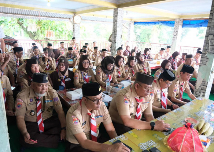 Raker di Lesehan Waduk Bili-bili, Kwarcab Pramuka Gowa Matangkan Program 2026