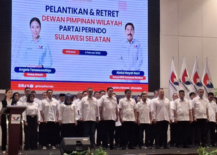 Lantik Mantan Sekprov Nahkodai Perindo Sulsel, Angela Tanosoedibjo: Siap Lawan Gajah