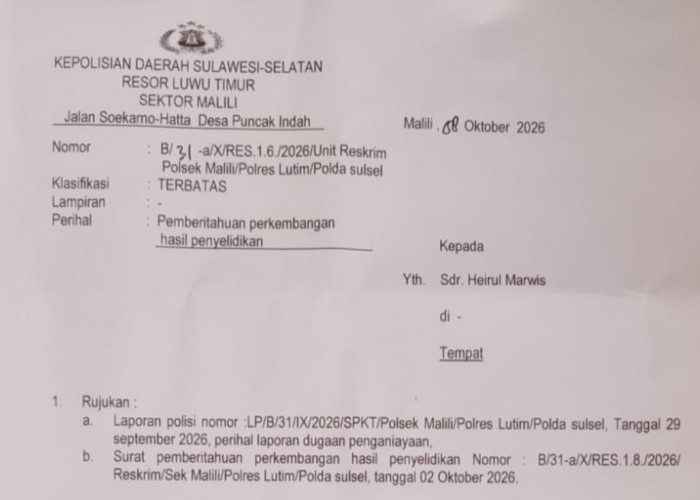 Kasus Penganiayaan di Malili Naik ke Penyidikan, Korban Berharap Pelaku Segera Ditangkap
