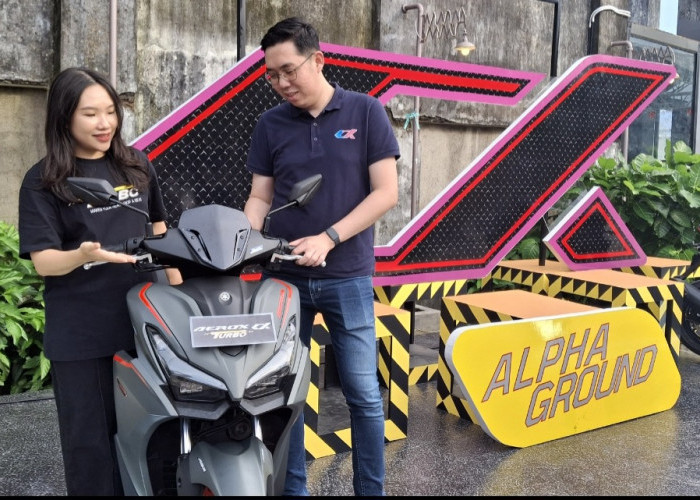 Yamaha Aerox Alpha Resmi 'Mengaspal' di Sulsel, Harga Mulai Rp32 Juta 