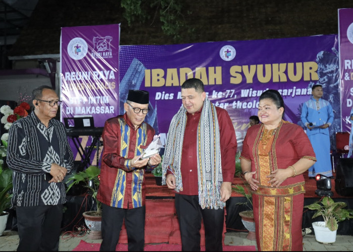 Hadiri Reuni STFT INTIM, Munafri Serukan Toleransi dan Kebersamaan Membangun Kota Makassar