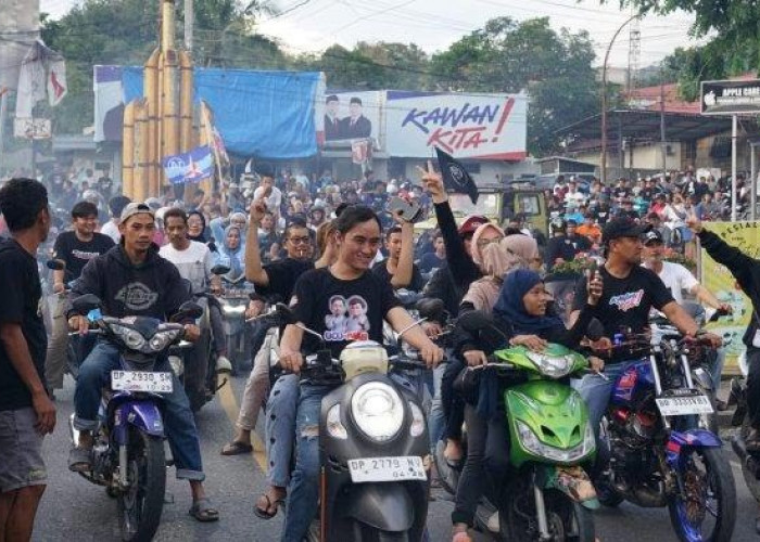 Ucu - Iwan Deklarasi Kemenangan Usai Tumbangkan Mitra di Pilkada Enrekang 