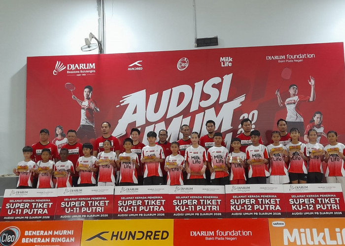 16 Atlit Muda Lolos Audisi PB Djarum 2026 di Makassar