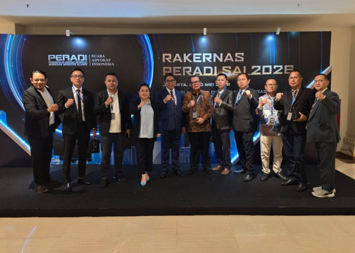 Delegasi DPC PERADI SAI Makassar Hadiri  Rakernas 2026
